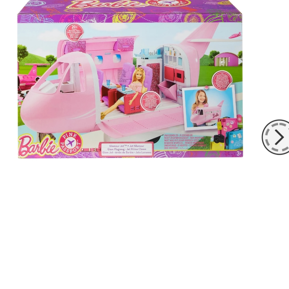 Barbie Pink passport glamour jet